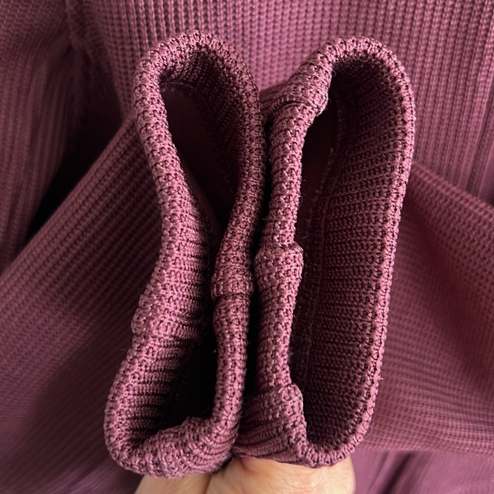 Spyder Full Zip Mid-weight Sweater size L wine color - Picture 8 of 14